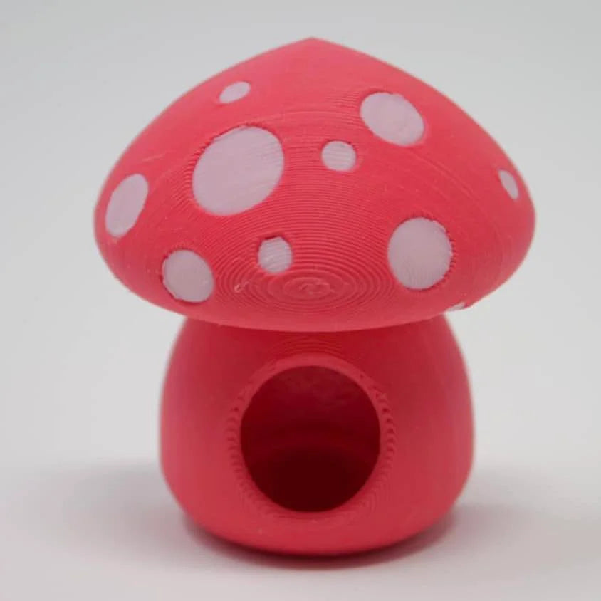 Pink & White Magnetic Mushroom Hide